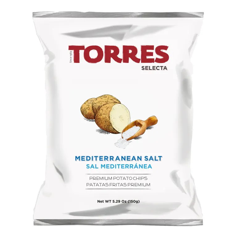 Chips med middelhavssalt