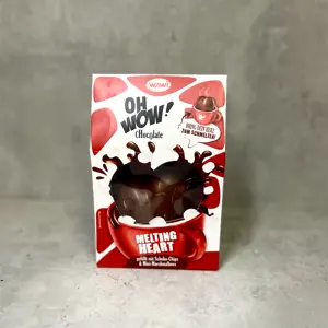 Varm choklad hjärta