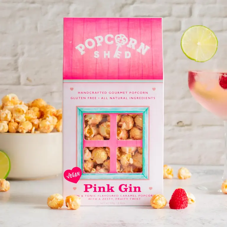 Pink Gin Gourmet Popcorn