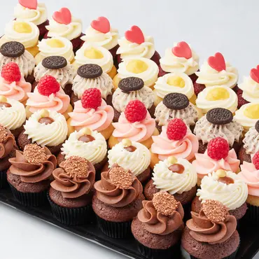 Mini cupcakes i 6 smaker