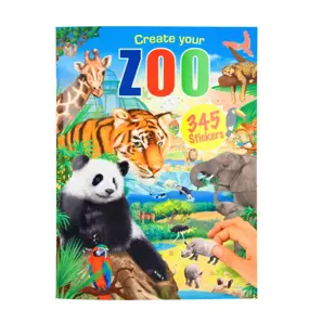 Aktivitetsbok Zoo med klistremerker