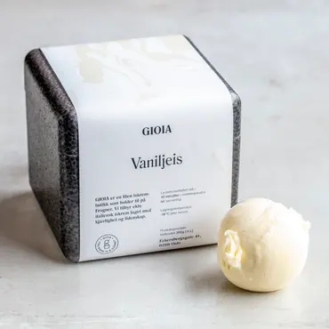 Vegansk vaniljeis