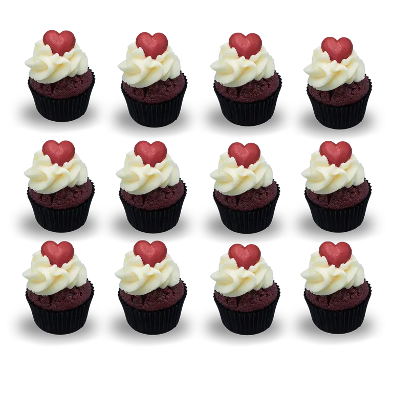 12 mini cupcakes