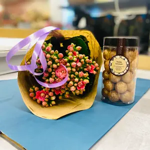Blomsterplante med Sjokoladekuler