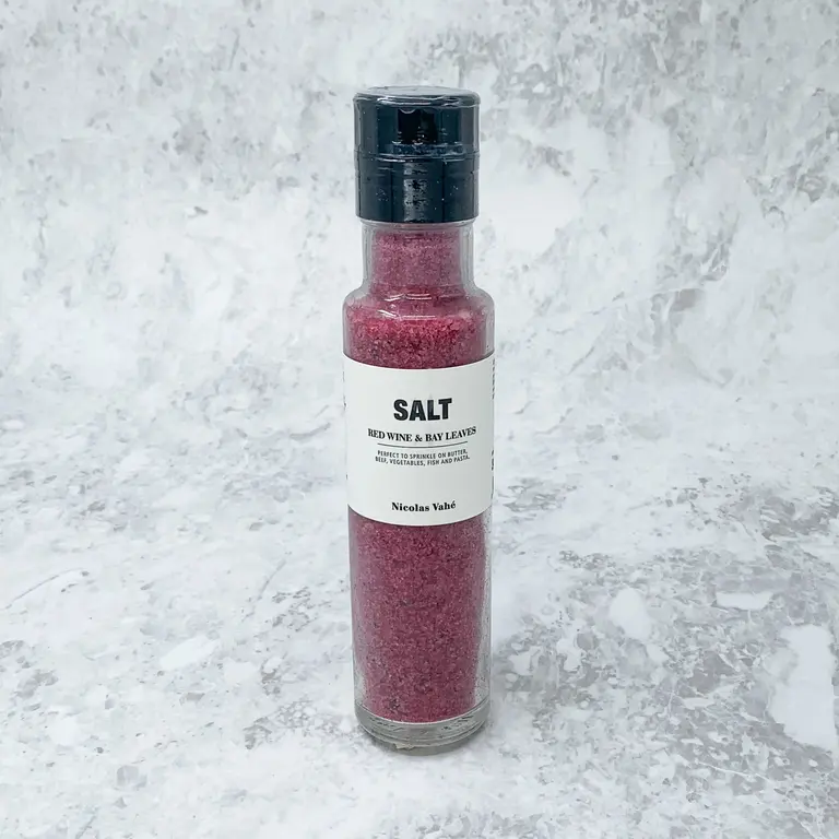 Salt, rödvin/lagerblad