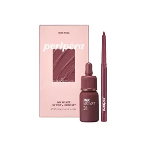 Ink Velvet + Lip Liner Set #02 Wine Nude