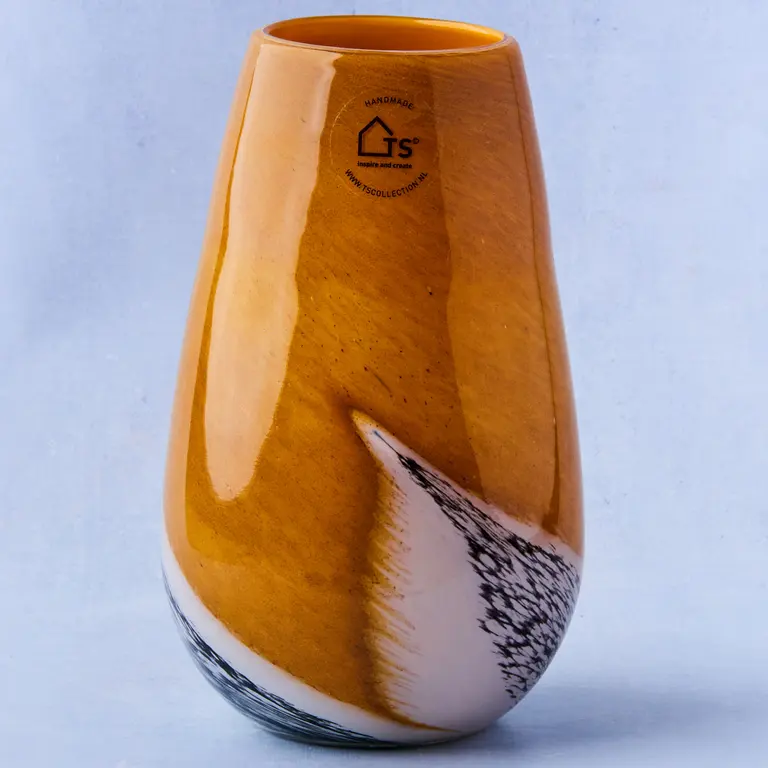 Vase Marble Ochre