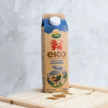 Ekologisk Färsk Lättmjölk
