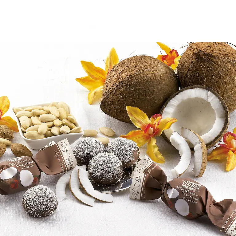 Amaretti Mandelkakor Kokos/Choklad