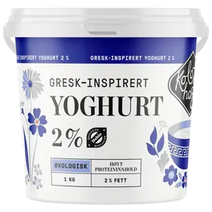 Økologisk Greskinspirert yoghurt 1kg