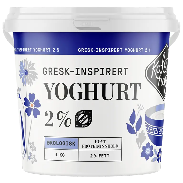 Økologisk Greskinspirert yoghurt 1kg