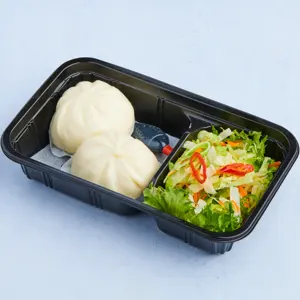 Vegetar/vegan Cai Bao 2 stk med salat
