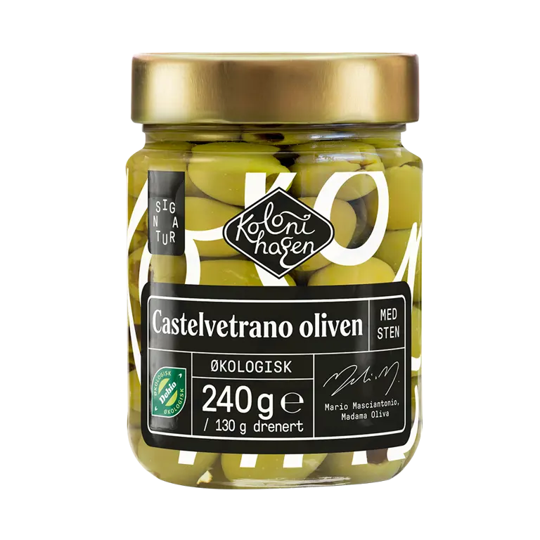 Økologiske Castelvetrano Oliven