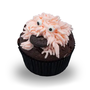Rosa Cookie Monster cupcake