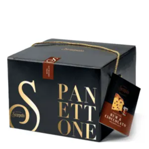 Panettone med rom och choklad