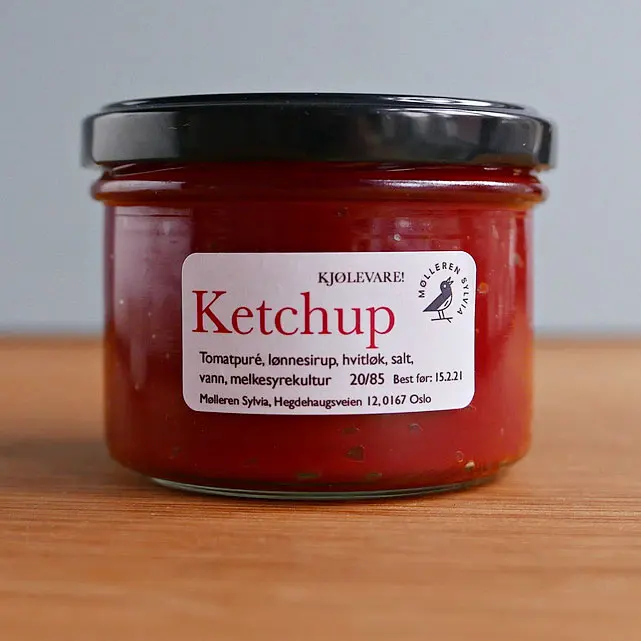 Ketchup, fermentert