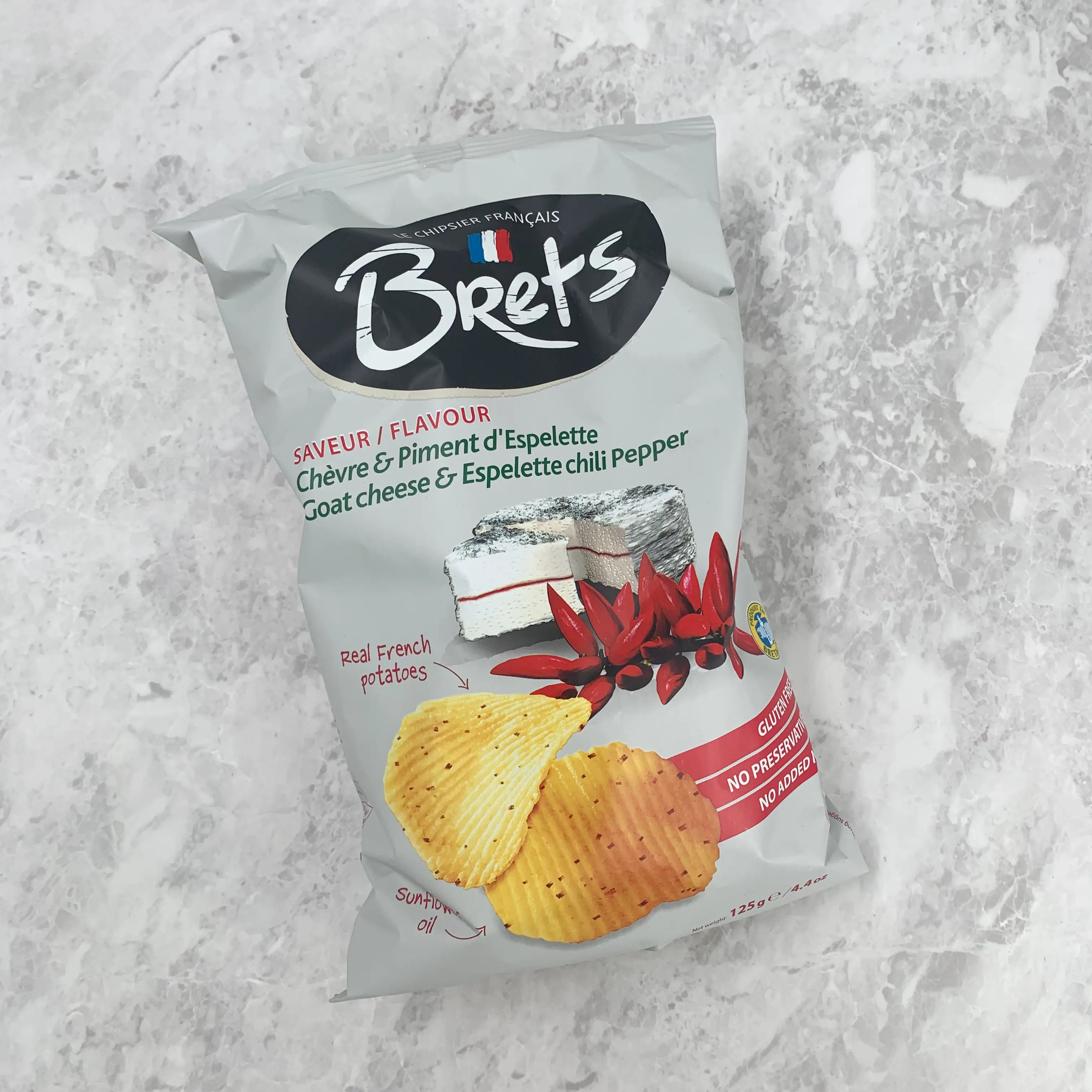 125G CHIPS CHEVRE PIMENT BRETS