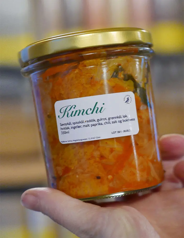 Kimchi, fermentert