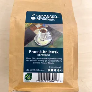 Espresso Fransk/Italiensk økologisk