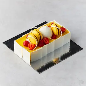 Pasjonsfrukt ostekake på gulrotbunn
