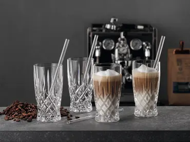 Noblesse Latte glass 350ml, 4pk