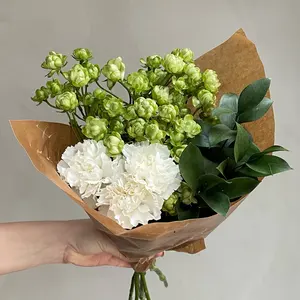 BB BUNCHES - WHITE & GREEN