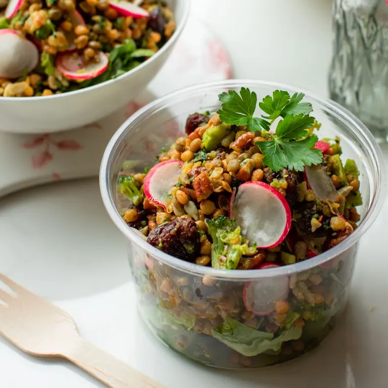 Ten Spice Lentil Salad