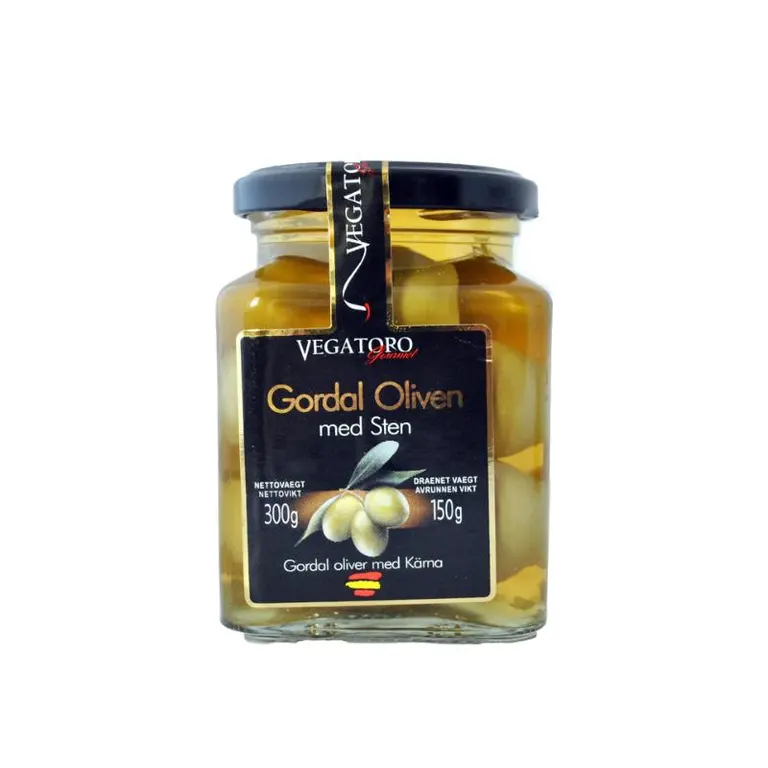 Grønne oliven Gordal 440 g