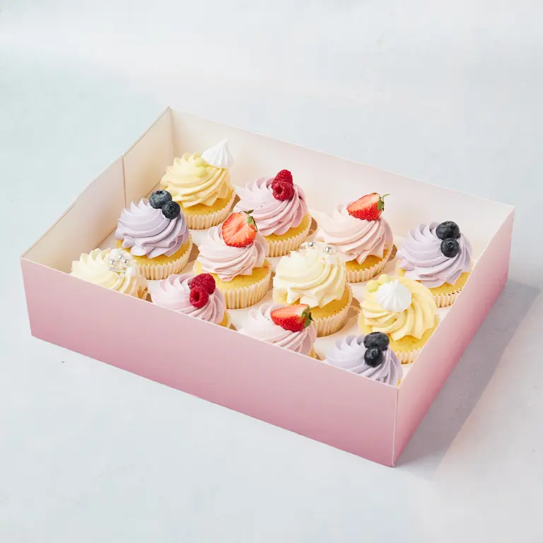 12-pack Vanité Cupcakes Pastell Mix