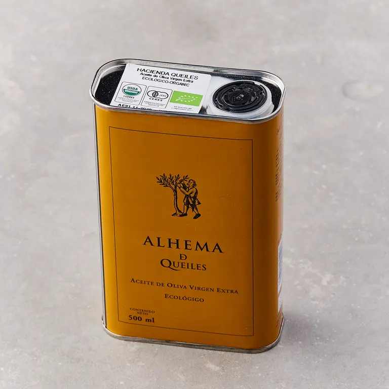 Alhema Olivenolje, 0,5l, Extra Virgin, kaldpresset, øko